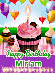 Happy Birthday Miriam GIF