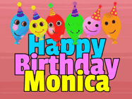 Happy Birthday Monica GIF