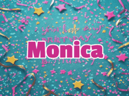 Happy Birthday Monica GIF