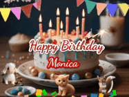 Happy Birthday Monica GIF