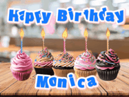 Happy Birthday Monica GIF