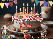 Happy Birthday Monty GIF