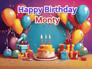 Happy Birthday Monty GIF