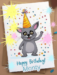 Happy Birthday Monty GIF