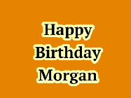 Happy Birthday Morgan GIFs