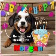 Happy Birthday Morgan GIF