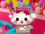 Happy Birthday Naomi GIF