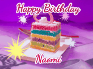 Happy Birthday Naomi GIF
