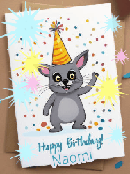 Happy Birthday Naomi GIF