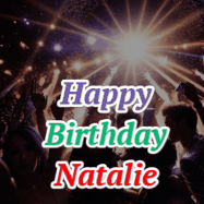 Happy Birthday Natalie GIF