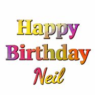 Happy Birthday Neil GIF