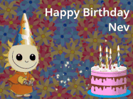 Happy Birthday Nev GIF