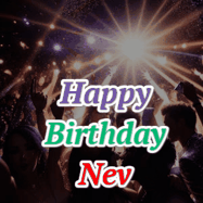 Happy Birthday Nev GIF
