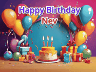Happy Birthday Nev GIF
