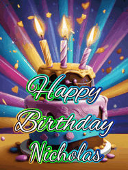 Happy Birthday Nicholas GIF