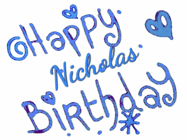 Happy Birthday Nicholas GIF