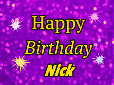 Happy Birthday Nick GIF 5