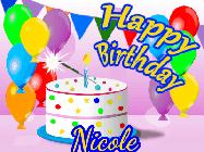 Happy Birthday Nicole GIF