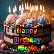 Happy Birthday Nicole GIF