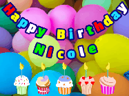 Happy Birthday Nicole GIF