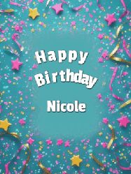 Happy Birthday Nicole GIF