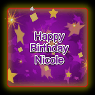 Happy Birthday Nicole GIF