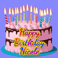 Happy Birthday Nicole GIF