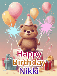 Happy Birthday Nikki GIF