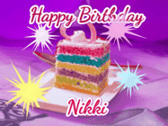 Happy Birthday Nikki GIF