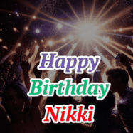 Happy Birthday Nikki GIF