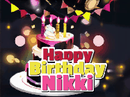 Happy Birthday Nikki GIF