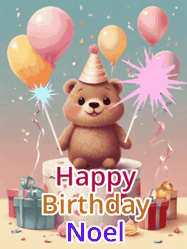 Happy Birthday Noel GIF