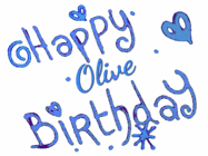 Happy Birthday Olive GIF
