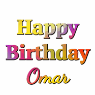 Happy Birthday Omar GIF