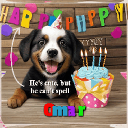 Happy Birthday Omar GIF