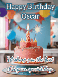 Happy Birthday Oscar GIF