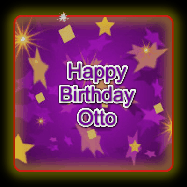 Happy Birthday Otto GIF