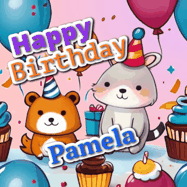 Happy Birthday Pamela GIF