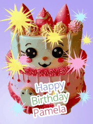 Happy Birthday Pamela GIF