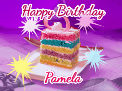 Happy Birthday Pamela GIF 133
