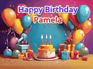 Happy Birthday Pamela GIF