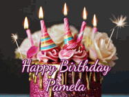 Happy Birthday Pamela GIF