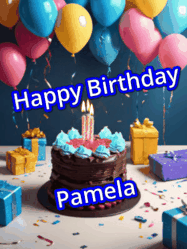 Happy Birthday Pamela GIF