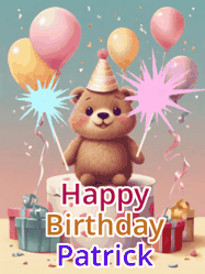Happy Birthday Patrick GIF