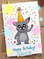 Happy Birthday Patrick GIF