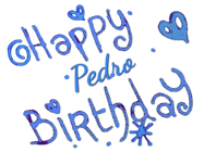 Happy Birthday Pedro GIF
