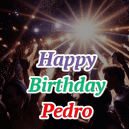 Happy Birthday Pedro GIF
