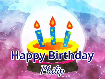 Happy Birthday Philip GIF 121