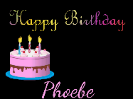 Happy Birthday Phoebe GIF