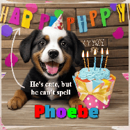 Happy Birthday Phoebe GIF